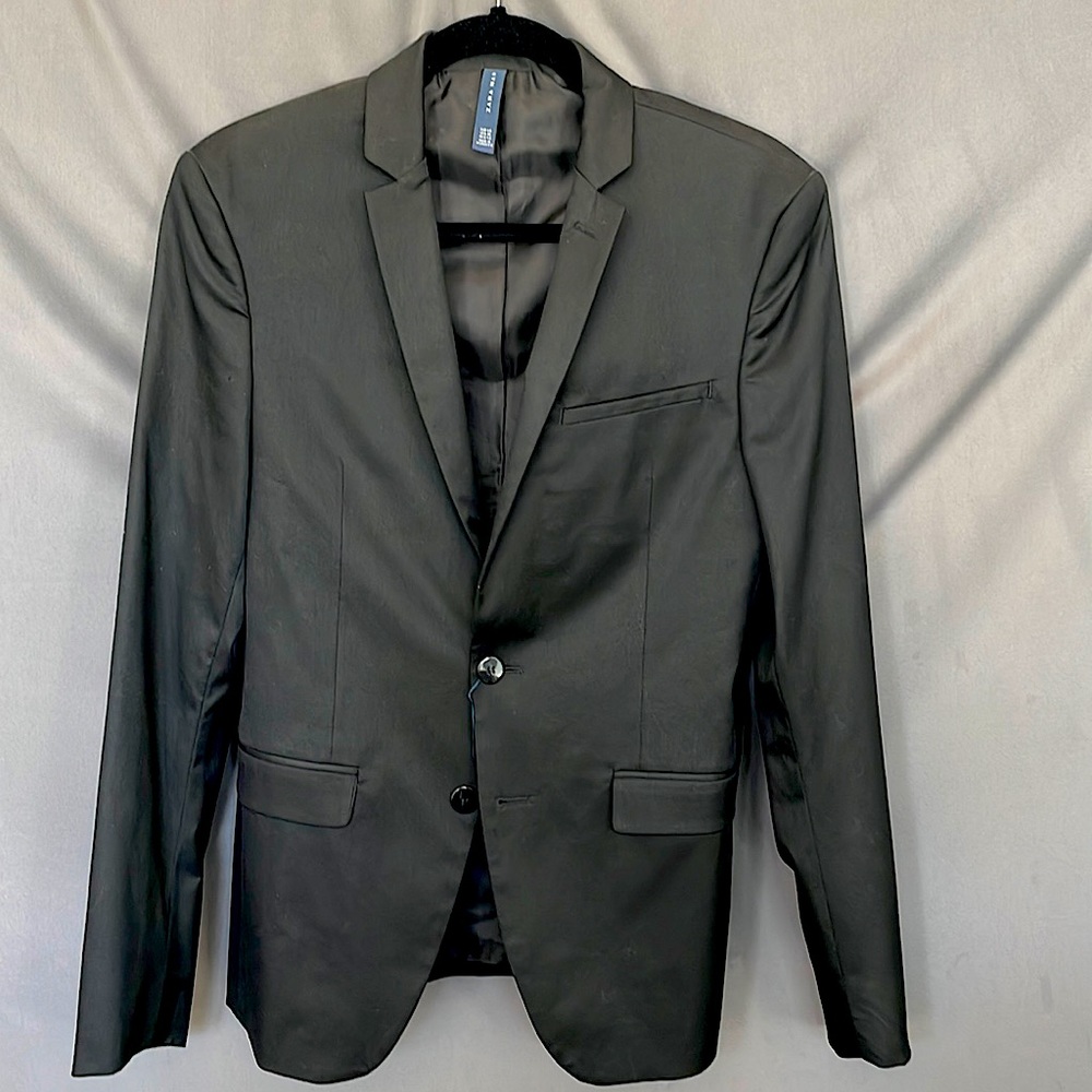 💥ZARA MAN BLACK SUIT JACKET‼️ Size 36 ⚫️ Never worn!
